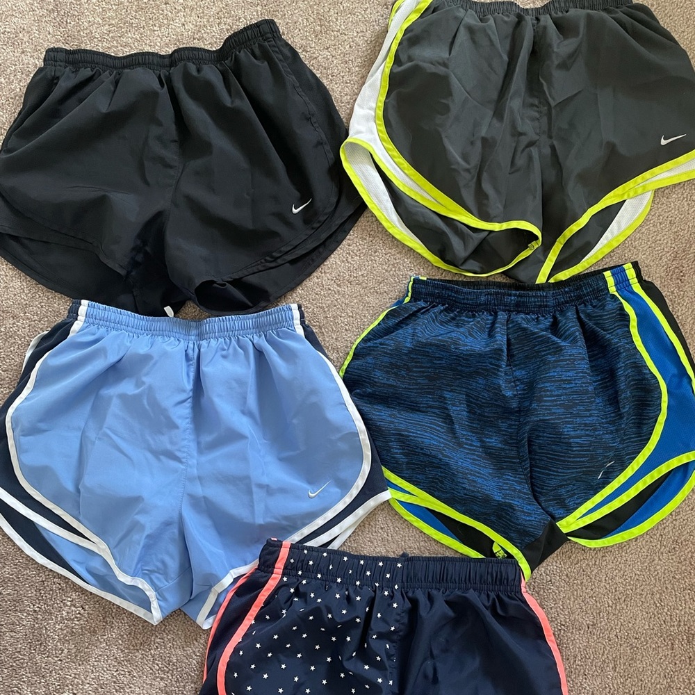 (5) Nike Running Shorts